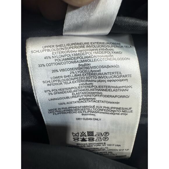 Brooks Brothers Sequin Bodice Sheath Dress Black Classic Cocktail SZ 12 - Picture 10 of 11